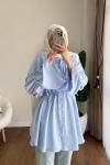 Urla Salaş Tunik  Mavi