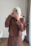 Eslem Etekli Takım  Kahverengi