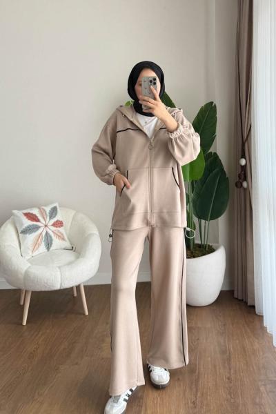 Stella İkili Takım Bej