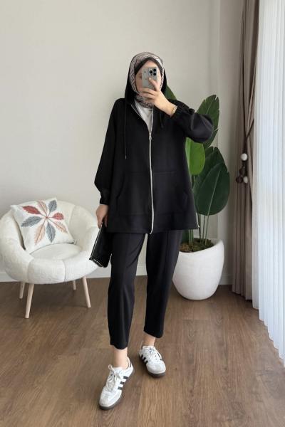 Hera İkili Takım Siyah