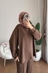 Erna İkili Takım Kahverengi