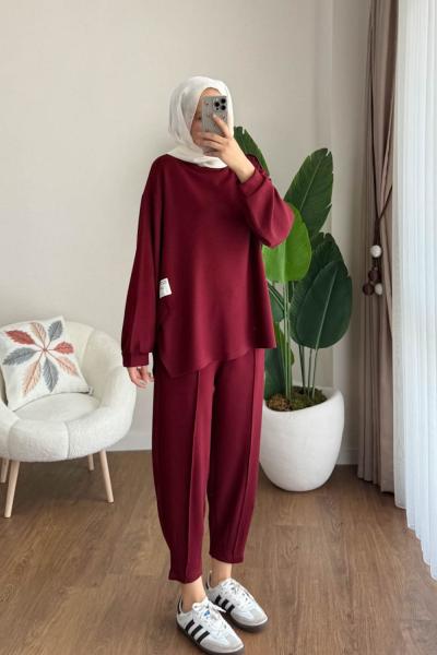 Erna İkili Takım Bordo
