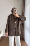 Atkılı Maxmara Ceket Kahverengi