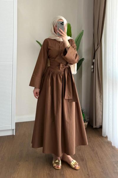 Aden Etekli Takım  Kahverengi