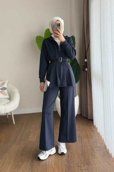 Alina İkili Takım Lacivert