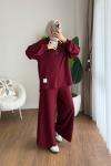 Almila İkili Takım Bordo