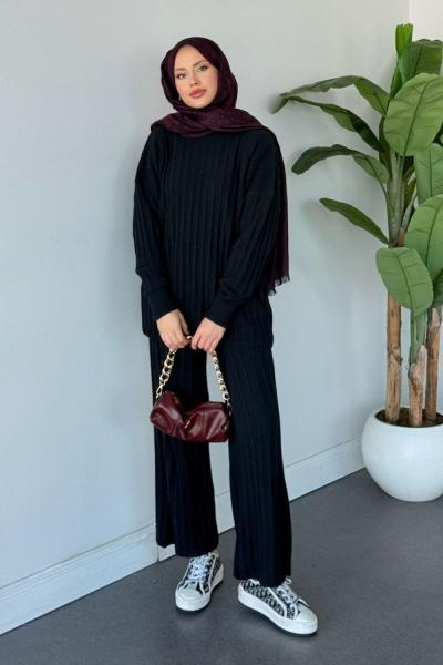 Angora İkili Takım  Siyah