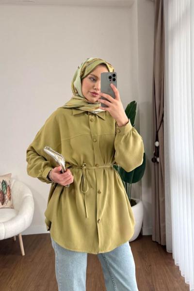 Arya Tensel Tunik Yeşil