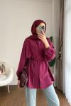 Arya Tensel Tunik Bordo