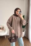 Arya Tensel Tunik Sütlü Kahve