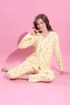 Bloom Ananaslı  Pijama Takımı Sarı