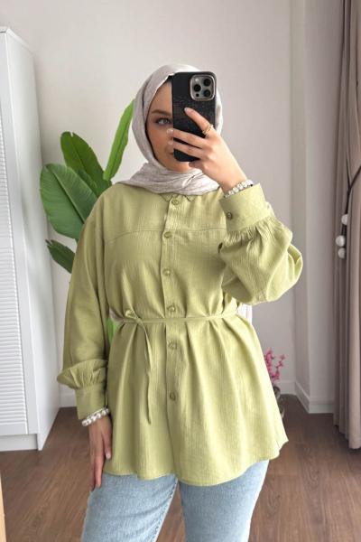 Çilek Gömlek Yeşil