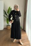 Elegant Etekli Takım Siyah