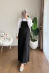 İpli Gabardin Jile Siyah