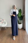 İpli Gabardin Jile Lacivert