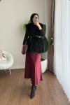 Lolita Peluş Yelek Siyah