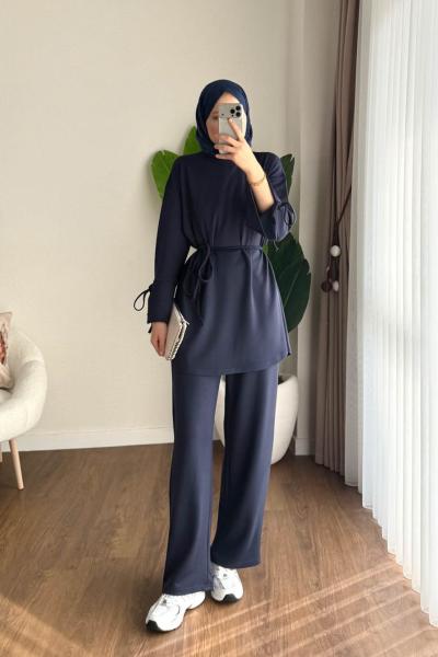 Mathilda Modal İkili Takım Lacivert