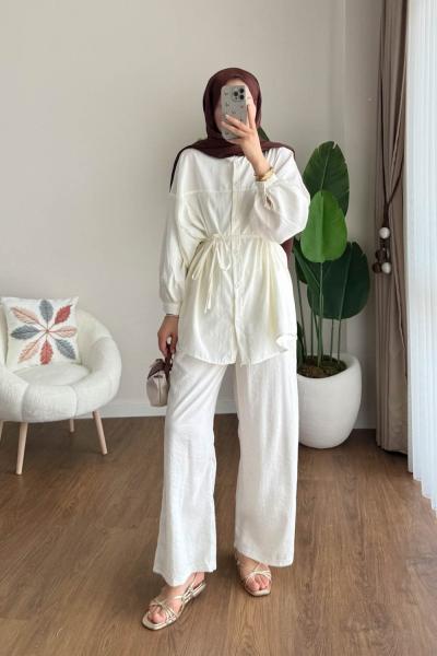 Maya İkili Takım Krem