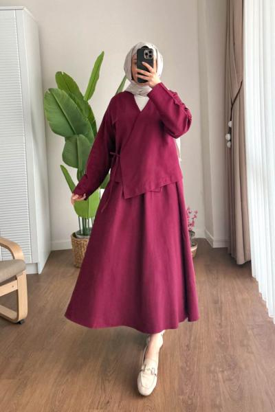 Mirella Keten Takım  Bordo