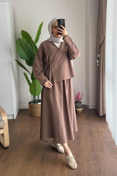 Mirella Keten Takım  Kahverengi