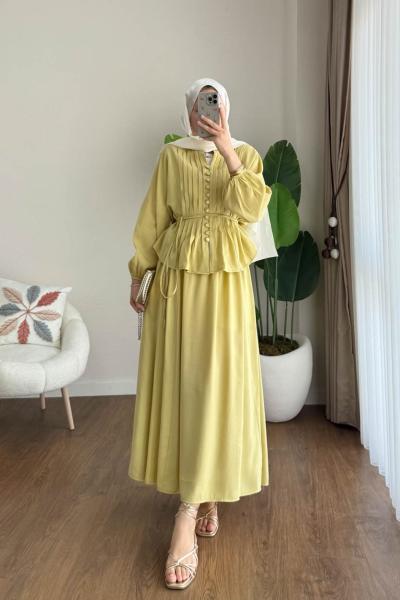 Monica Etekli Takım  Yağ Yeşili