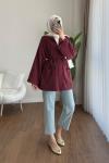 Müslin Kimono Bordo