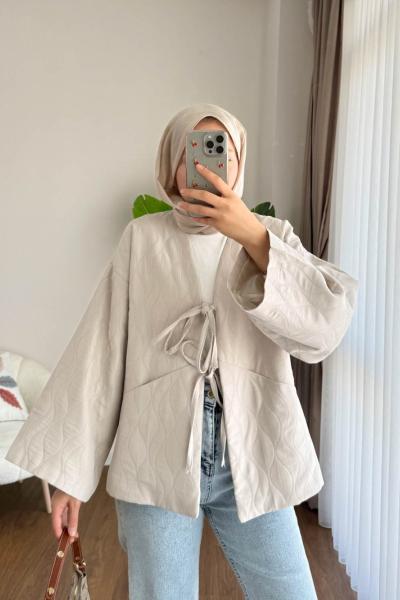 Roma Kapitone Ceket  Bej