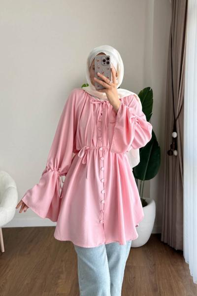 Urla Salaş Tunik  Pembe