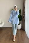 Urla Salaş Tunik  Mavi