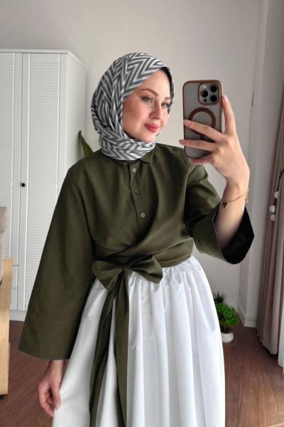 Vera Tasarım Gömlek  Haki