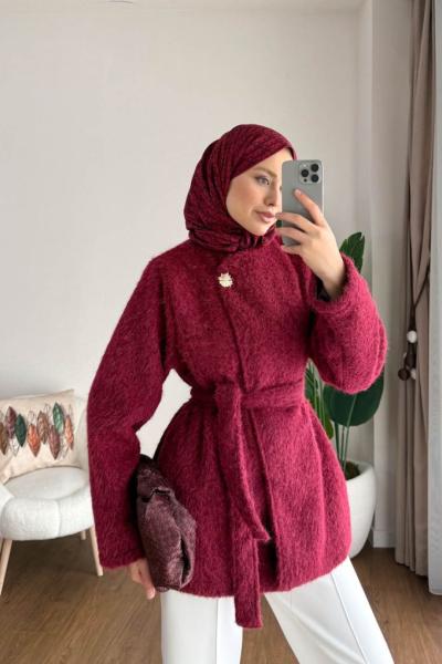 Lenora Ceket Bordo