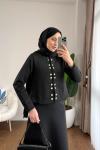 Victoria Etekli Takım Siyah