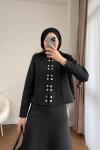 Victoria Etekli Takım Siyah