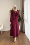 Victoria Etekli Takım Bordo