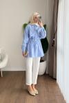 Almeda Pelerin Tunik Bebe Mavisi