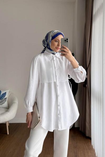 Carla Gömlek Beyaz
