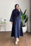 Fringe Etekli Takım Lacivert