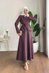 Jasmine Etekli Takım Mürdüm