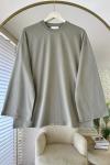 Basic Süprem Sweatshirt  Çağla Yeşili