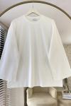 Basic Süprem Sweatshirt  Ekru