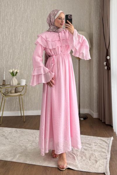 Freya Modal Elbise Pembe