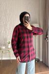 Amire Kaşe Bağmalı Tunik Bordo