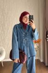 Nova Denim Takım  Kot Mavi