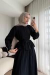 Melinda Etekli Takım Siyah