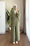 Vegas Kimono Keten Takım  Haki