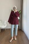 Müslin Kimono Bordo