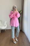 Müslin Kimono Pembe