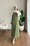 İpli Gabardin Jile Yeşil