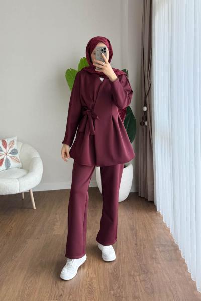 Pensli Scuba Takım Bordo