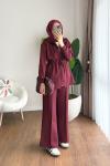 Dolly Pelerin Scuba Takım Bordo